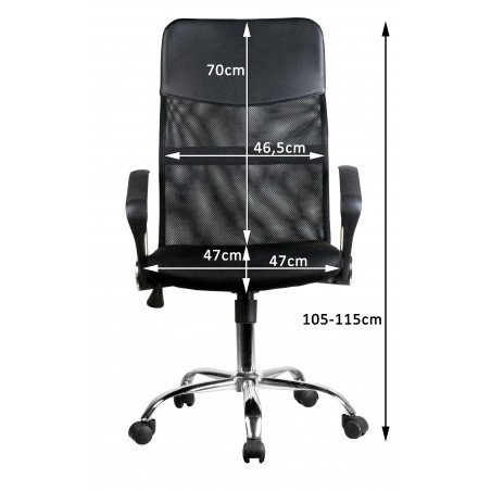Fauteuil du bureau AKORD OCF7 Rouge - 5