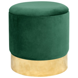 Pouf de Rangement avec Couvercle AKORD GOLDEN velour colour...
