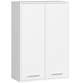 Armoire salle de bains AKORD FIN accr. au mur Blanche 64 cm 2...