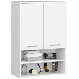 Armoire salle de bains AKORD FIN accr. au mur Blanche 64 cm 2...
